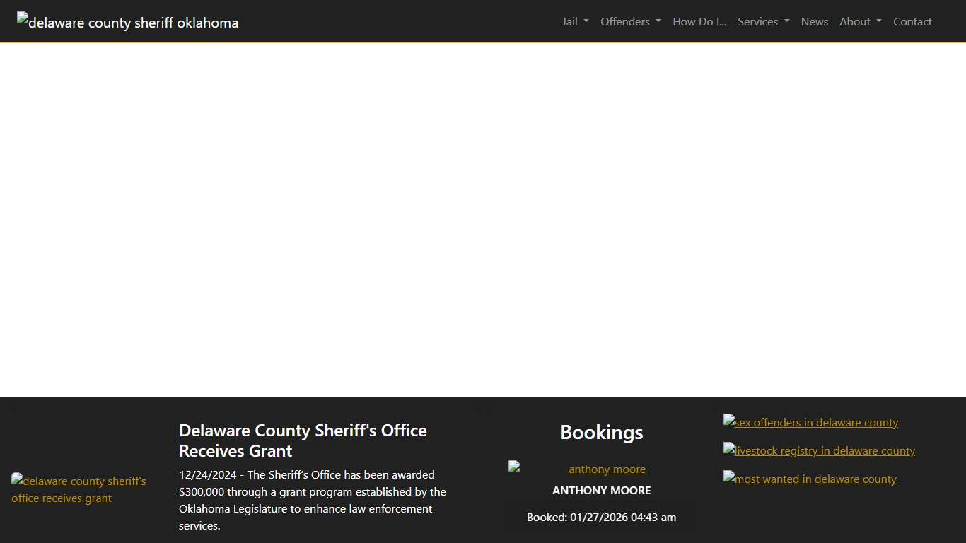 Delaware County Sheriff's Office in Oklahoma
